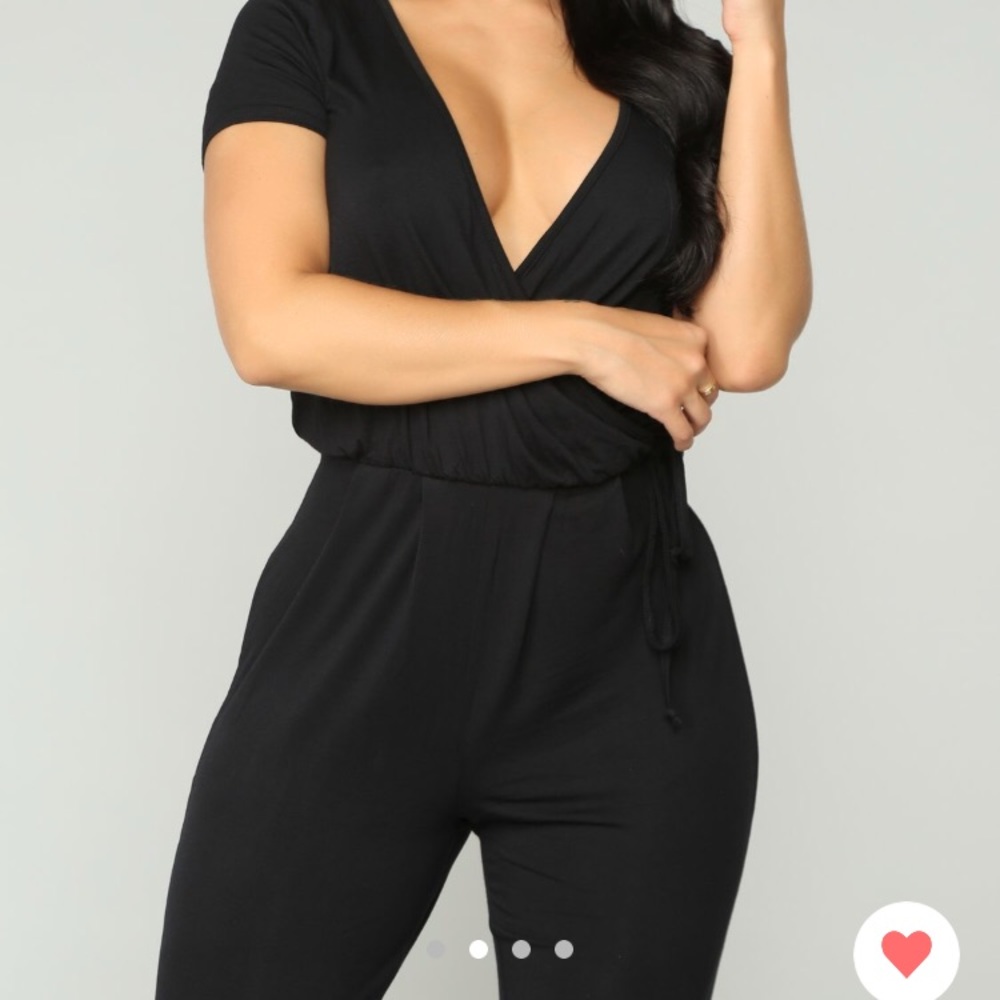 Black jumpsuit from Fashionnova